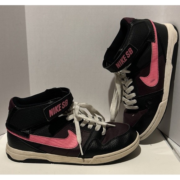 Nike SB Morgan Mid 2 JR B Shoes Pink Blast/Dark Gray 645025 060 Youth Size‎ 5.5 - Picture 1 of 7